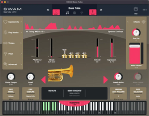 Audio Modeling SWAM Solo Horns and Tubas
