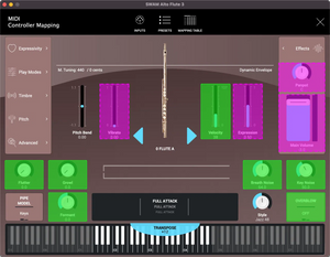 Audio Modeling SWAM Flutes