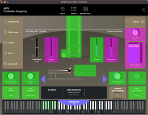 Audio Modeling SWAM Solo Trombones