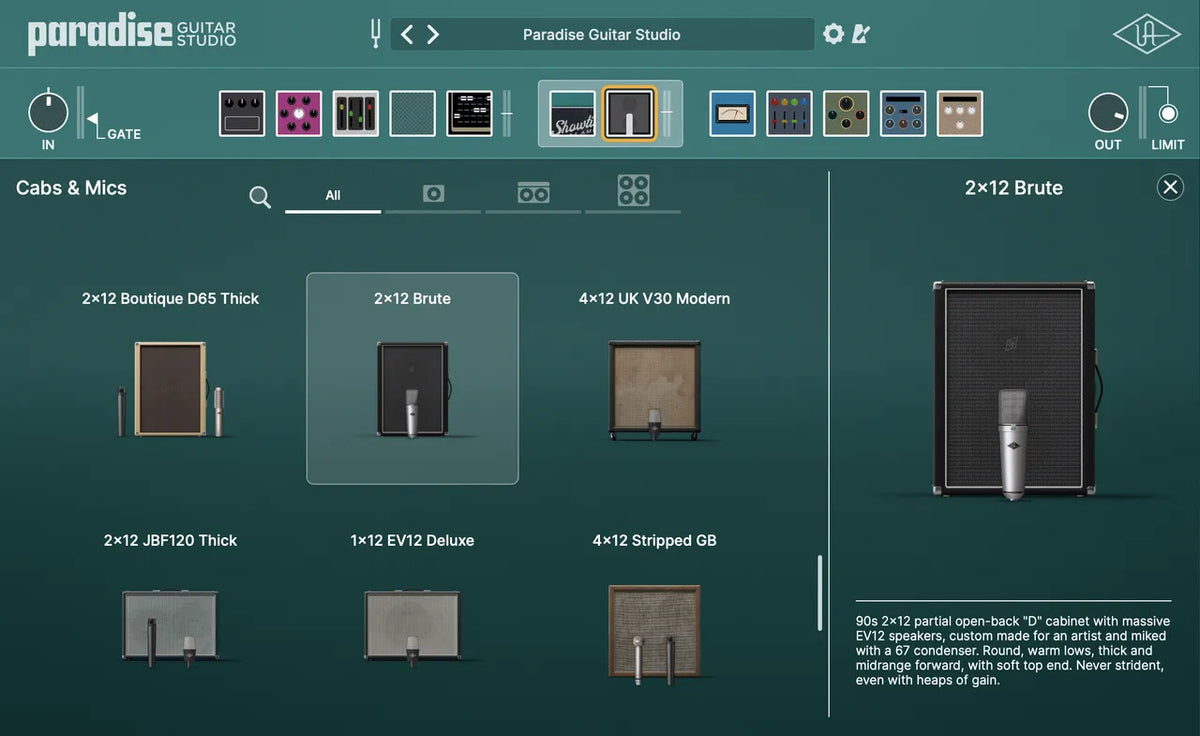 Universal Audio Paradise Guitar Studio Crossgrade from Showtime ‘64 Tube Amp