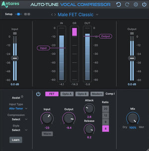 Antares AutoTune Vocal Compressor