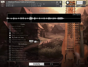 Sonuscore Medieval Phrases Fiddle & Nyckelharpa