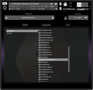 Sonuscore Origins Vol. 10: Contrabass Panduri & Tanbur