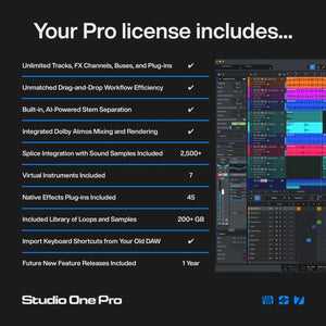 PreSonus Studio One Pro 7 Crossgrade