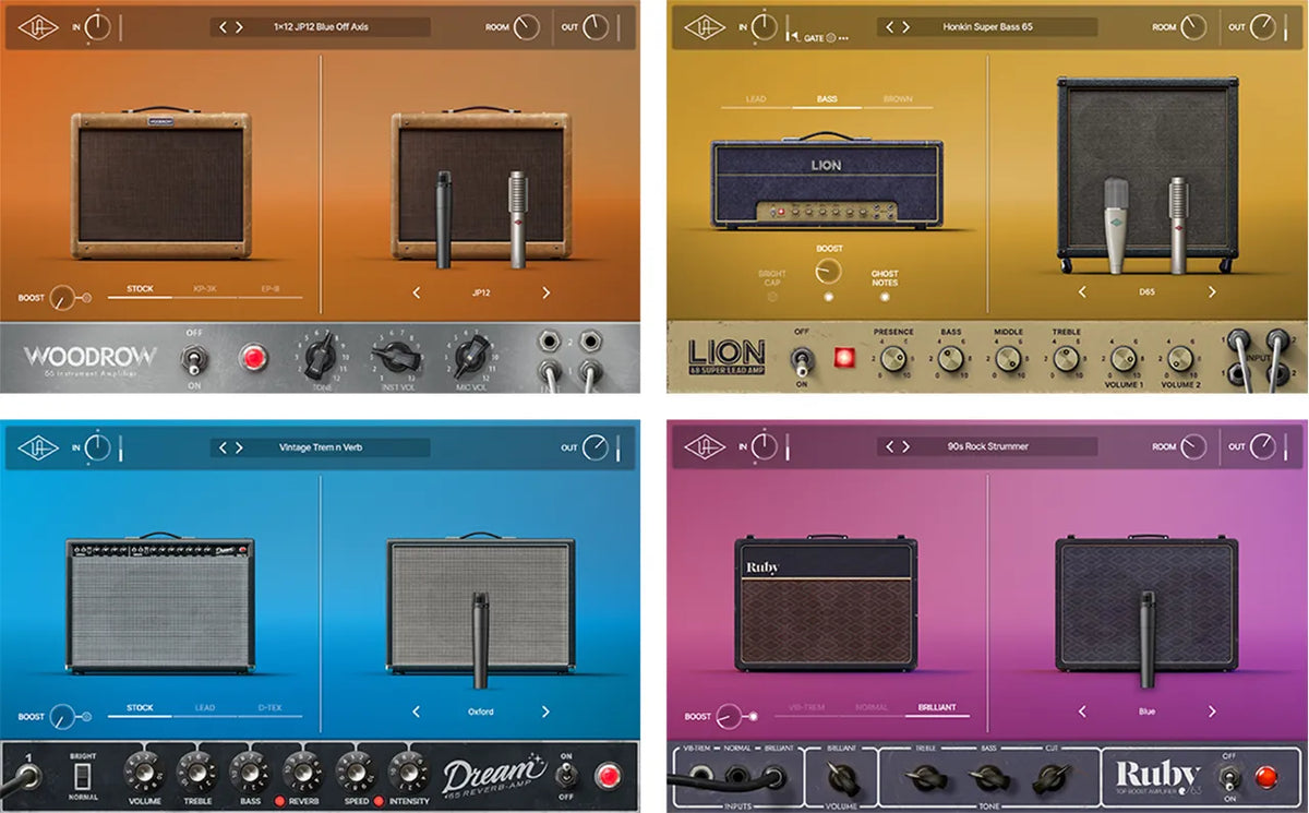 Universal Audio UAD Guitar Amp Bundle V2