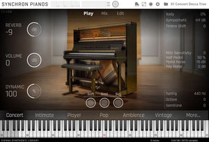 Vienna Studio Bosendorfer Upright Standard Library