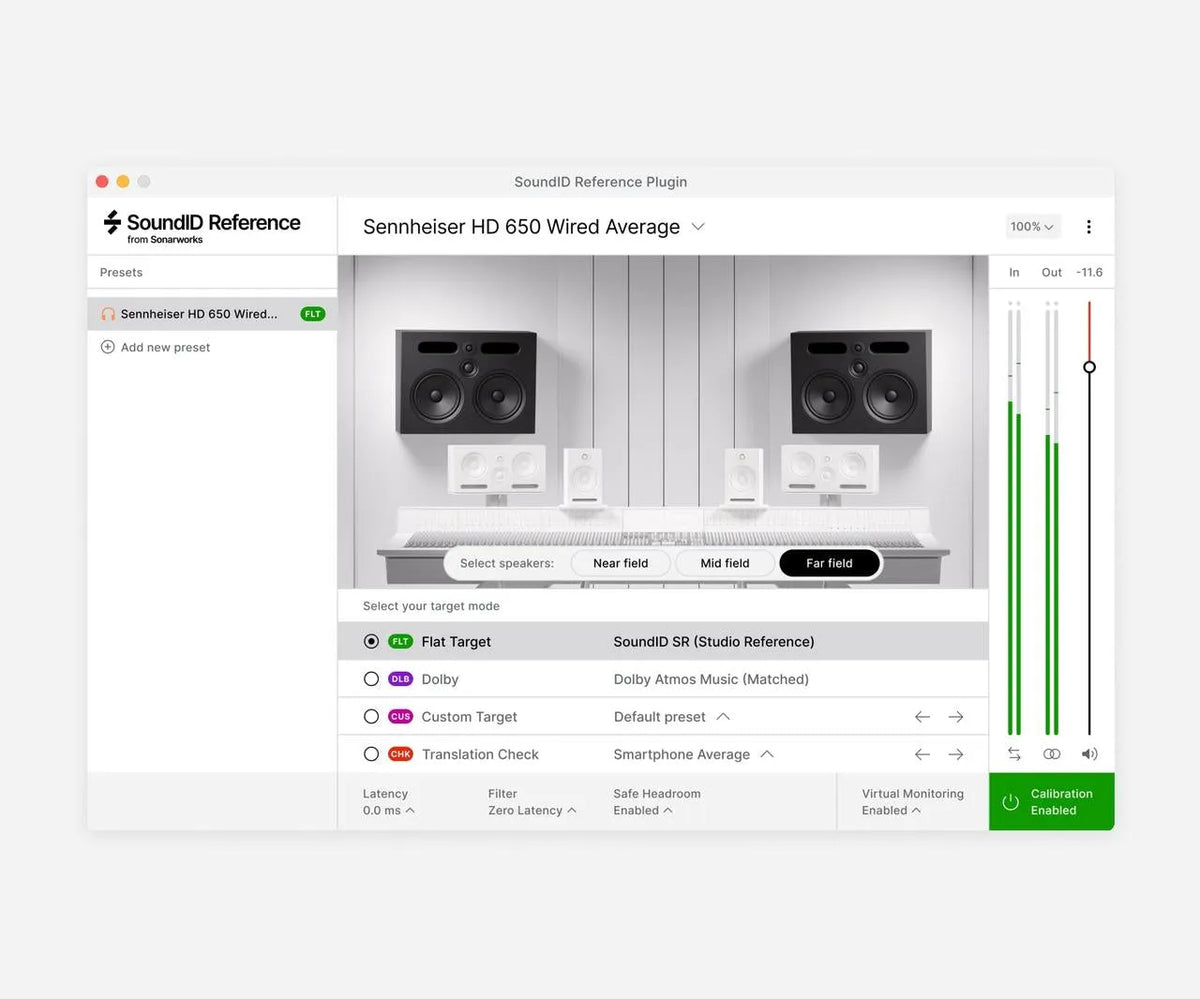 Sonarworks SoundID Reference Virtual Monitoring