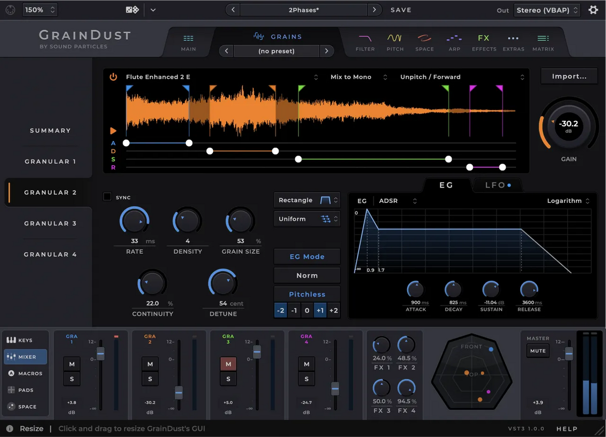 Sound Particles GrainDust