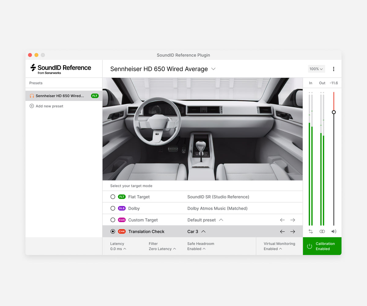 Sonarworks SoundID Reference Virtual Monitoring
