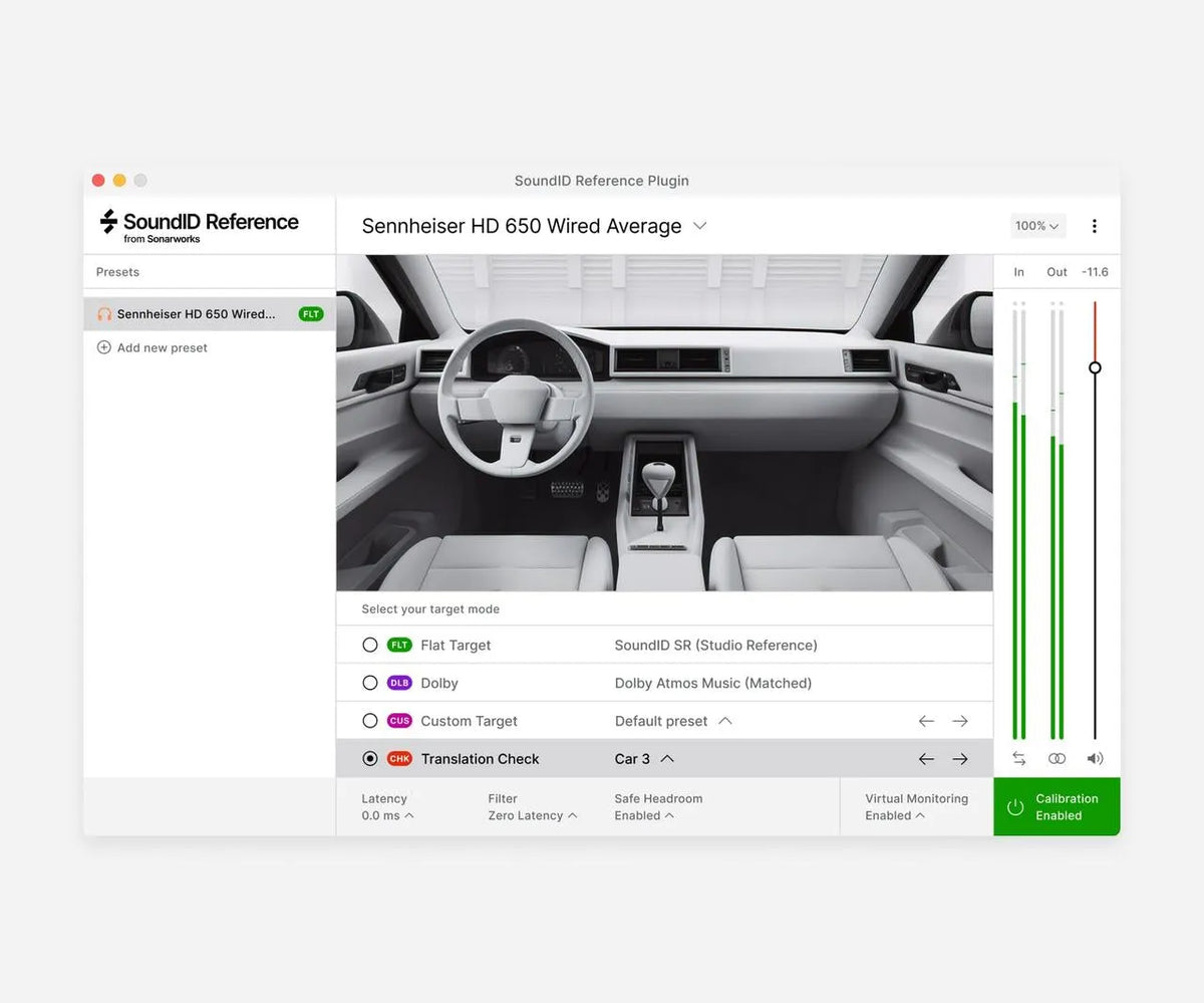 Sonarworks SoundID Reference Virtual Monitoring