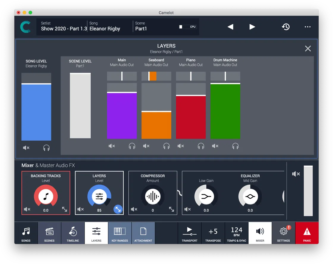 Audio Modeling Camelot 2.0