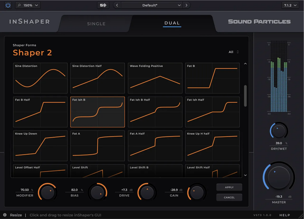 Sound Particles inShaper