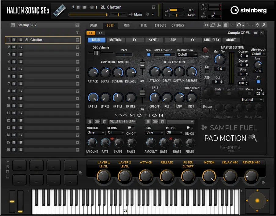 Sample Fuel PAD MOTION