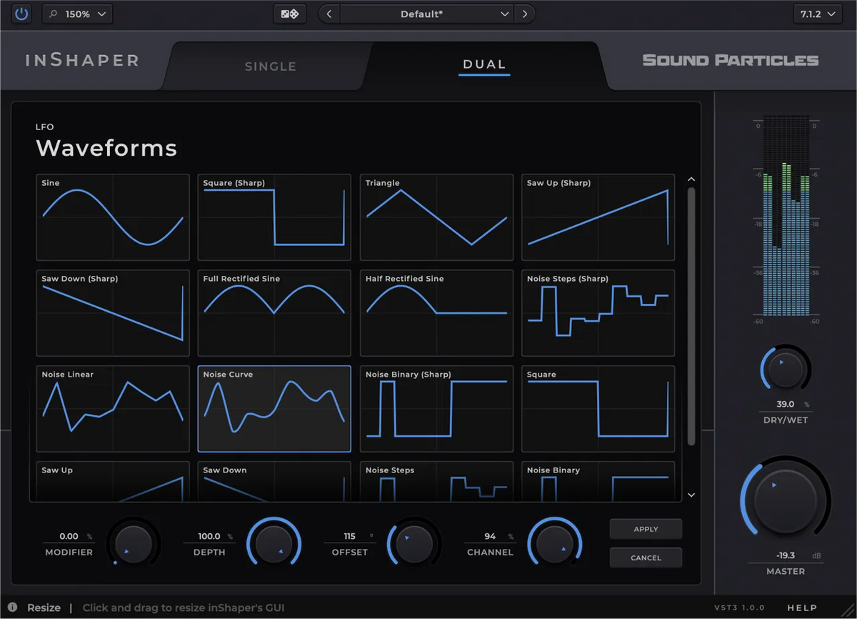 Sound Particles inShaper