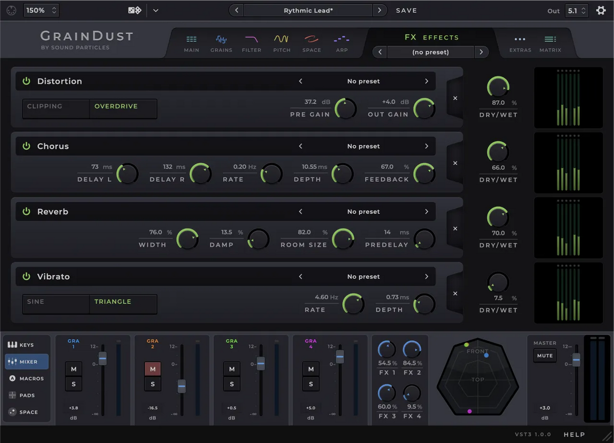 Sound Particles GrainDust