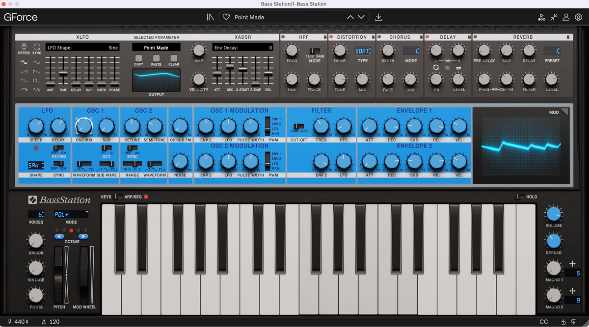 GForce Novation Bass Station