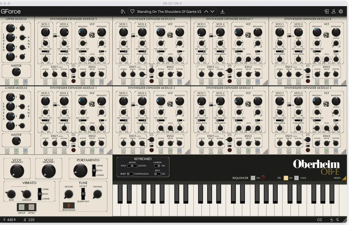 GForce Oberheim OB-E