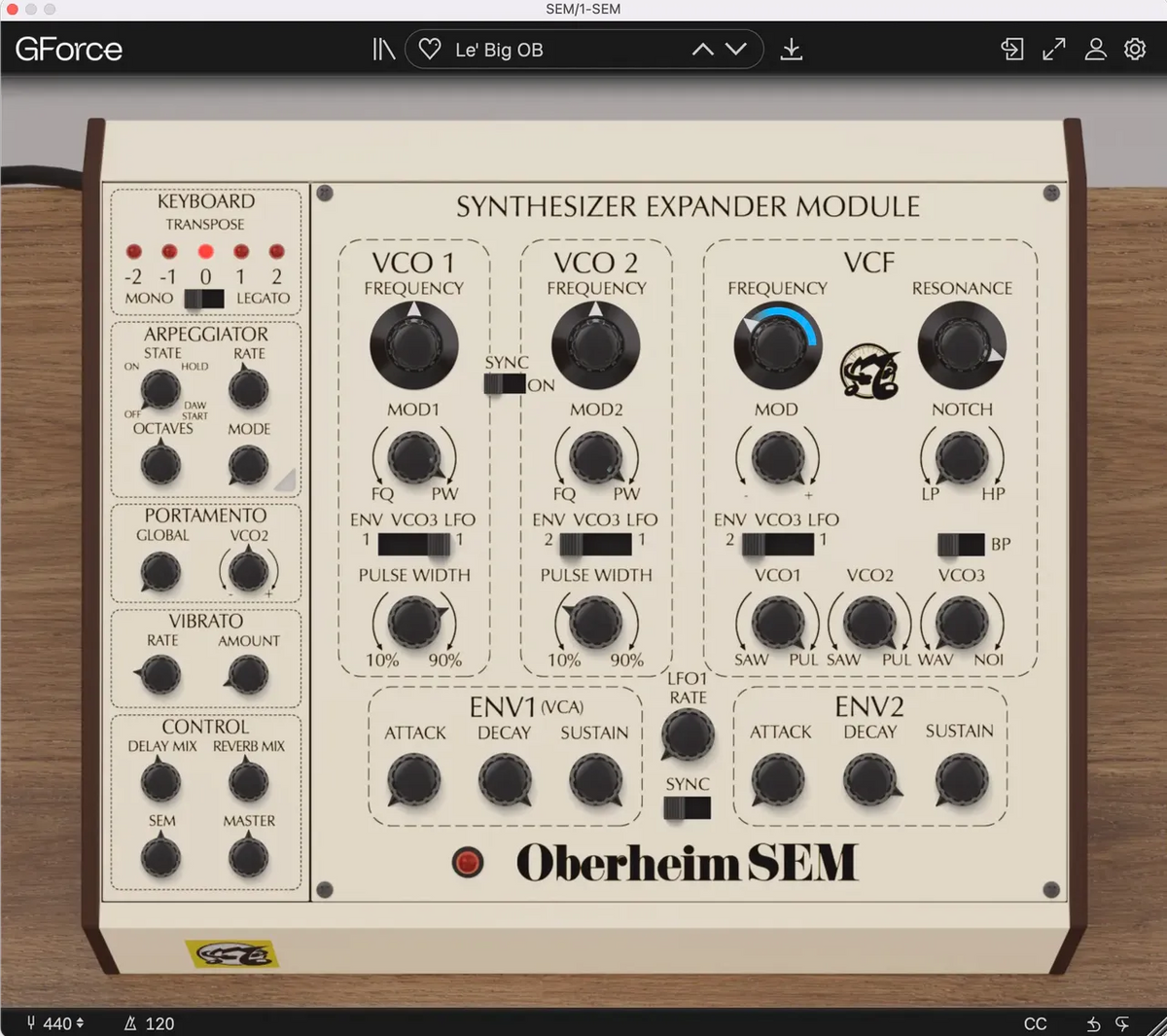 GForce Oberheim SEM