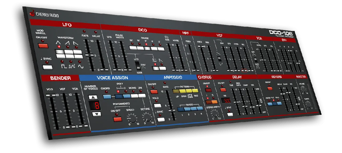 Cherry Audio DCO-106 Polyphonic Synthesizer