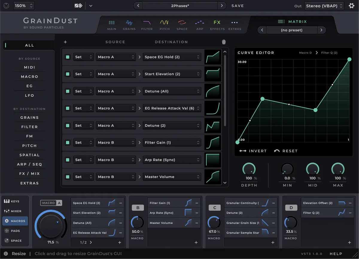 Sound Particles GrainDust