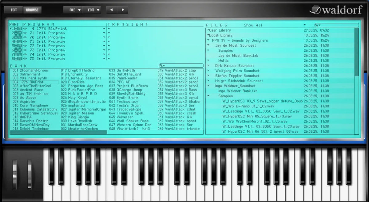 Waldorf PPG Wave 3.V 2.0 Update