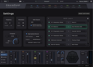 Sound Particles GrainDust