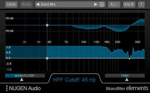 NUGEN Audio Monofilter Elements