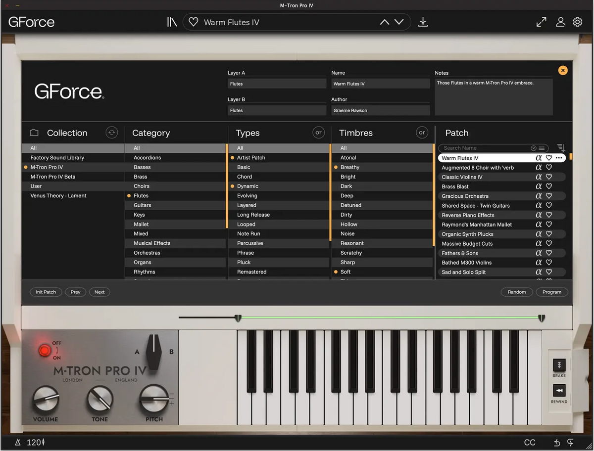 GForce M-Tron Pro IV