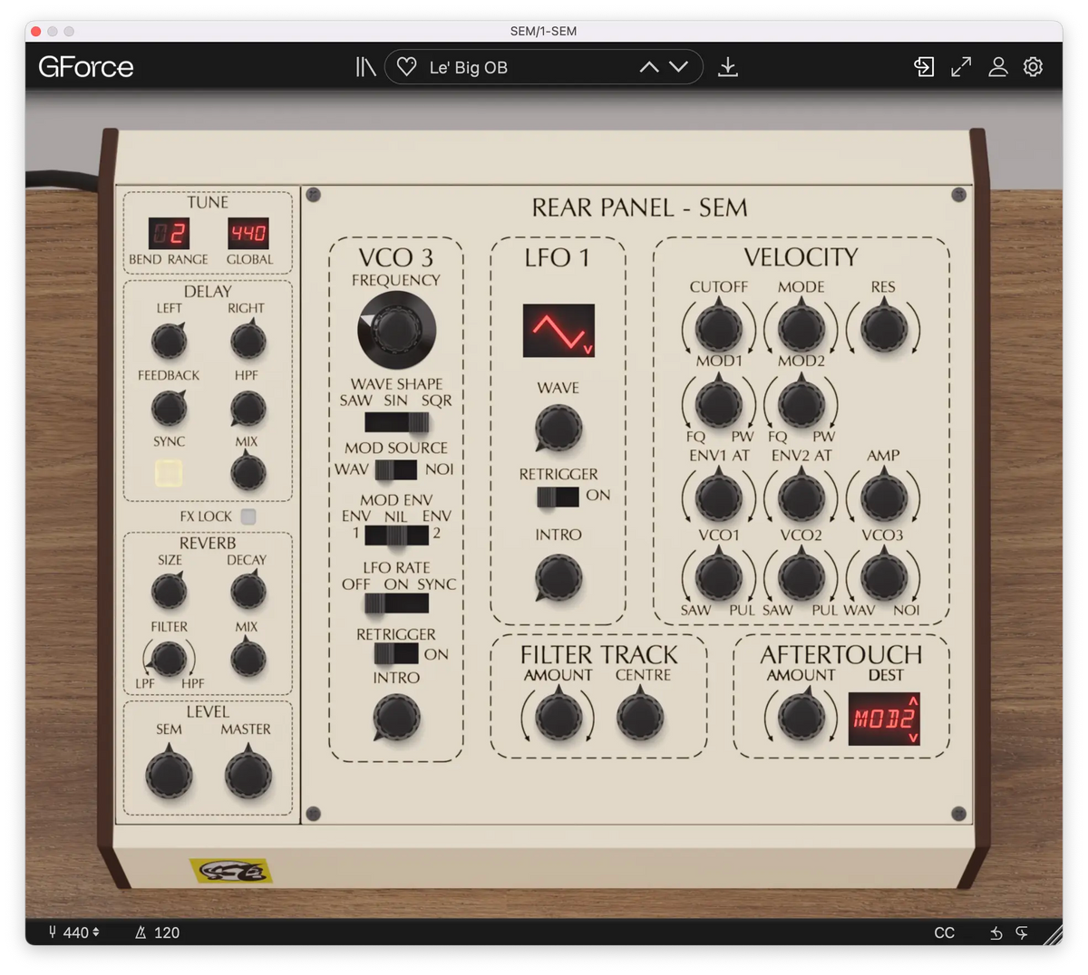 GForce Oberheim SEM