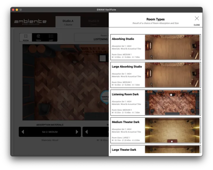 Audio Modeling SWAM VariFlute