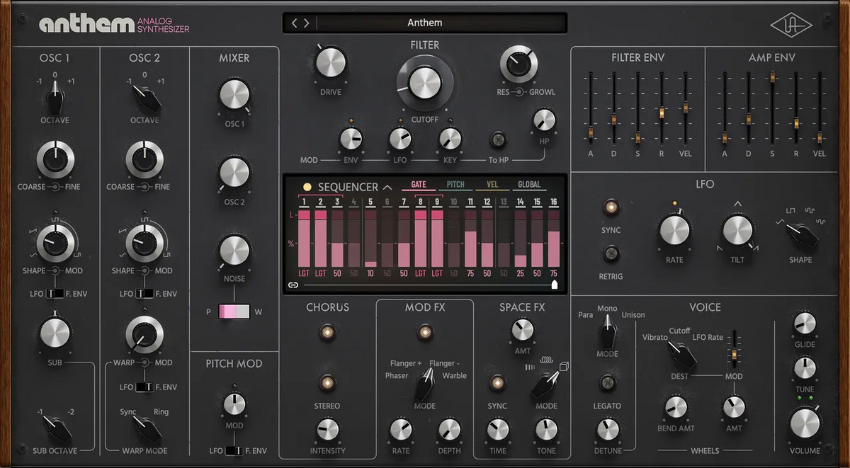 Universal Audio Anthem Analog Synthesizer