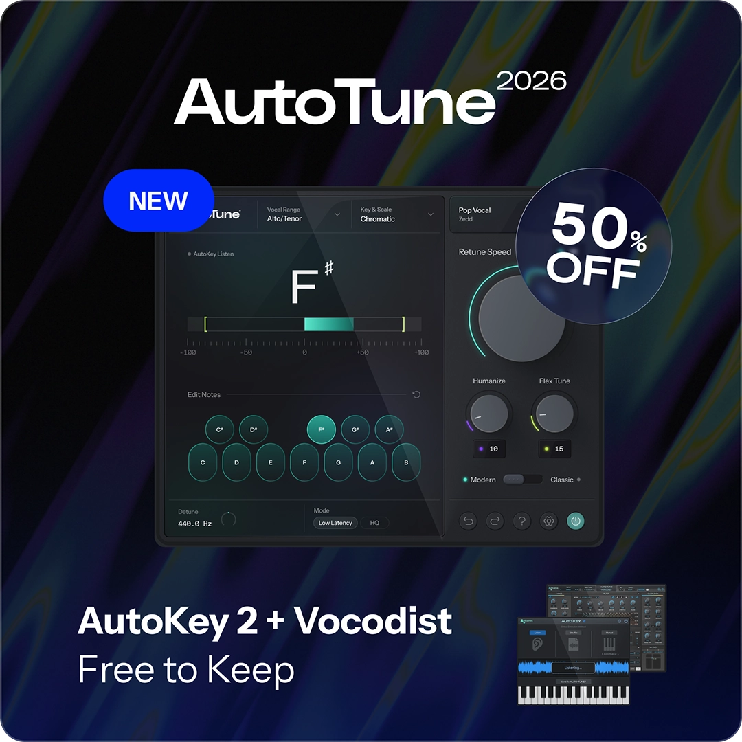 Antares AutoTune 2026 + Free AutoKey 2 and Vocodist