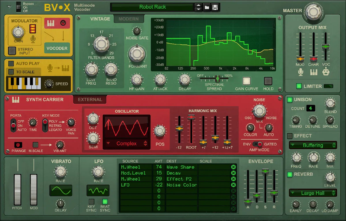Reason Studios BV-X Multimode Vocoder