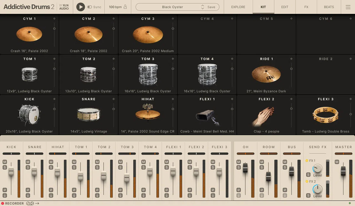 XLN Audio Black Oyster ADpak