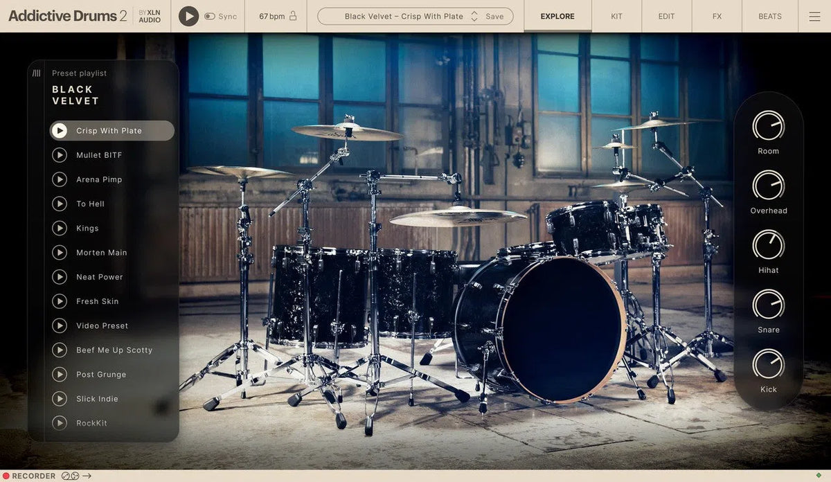 XLN Audio Black Velvet ADpak