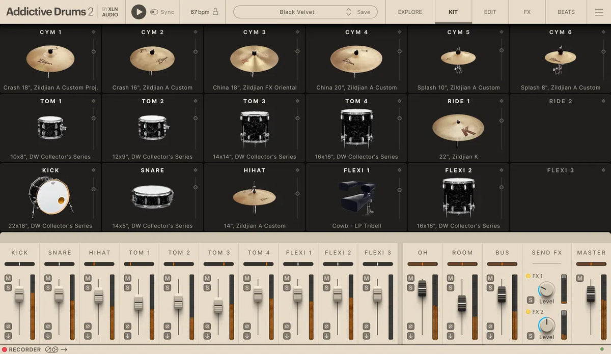 XLN Audio Black Velvet ADpak