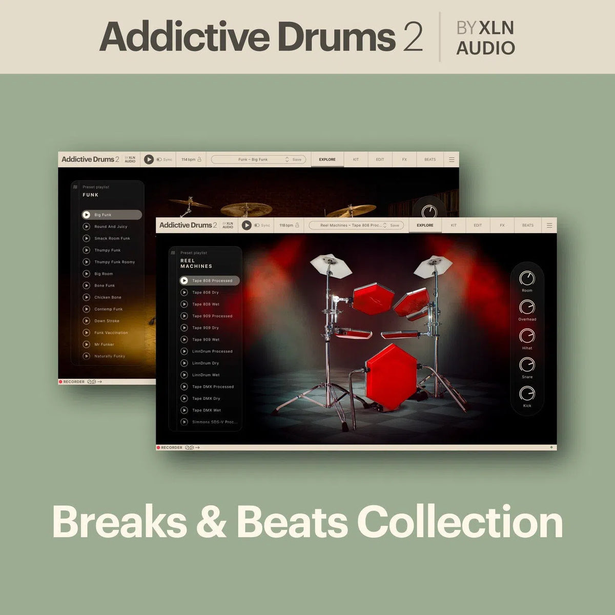 XLN Audio Addictive Drums 2: Breaks &amp; Beats Collection