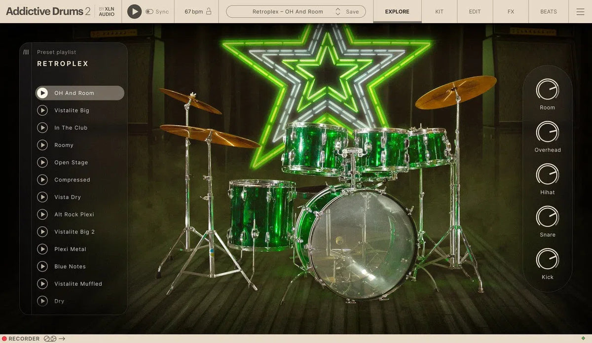 XLN Audio Addictive Drums 2: Classic Rock Collection