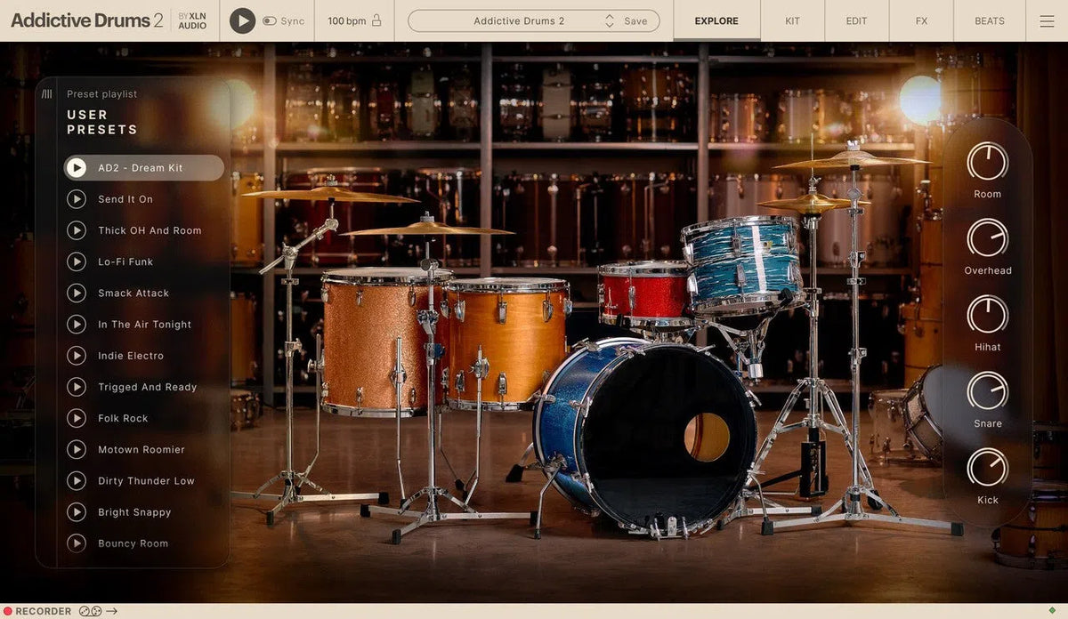 XLN Audio Addictive Drums 2: Custom XL