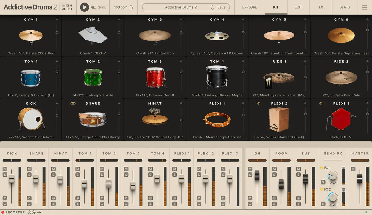 XLN Audio Addictive Drums 2: Custom XXL