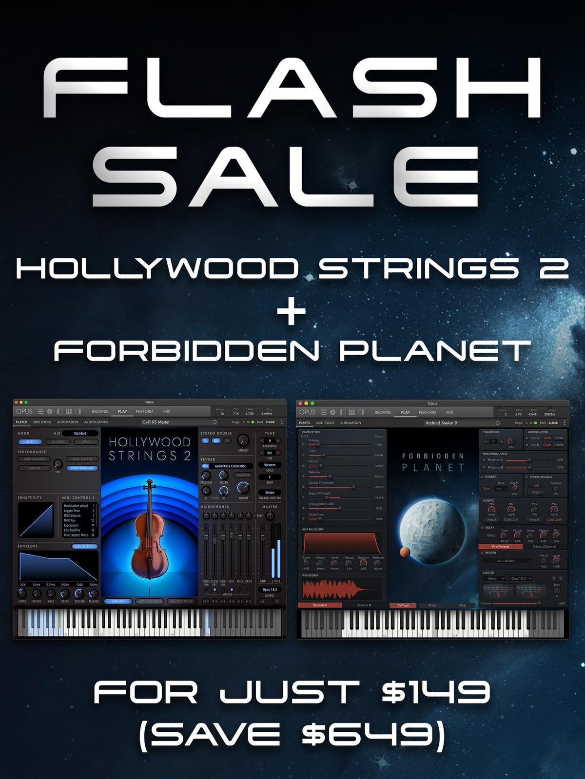 EastWest Hollywood Strings 2 + Forbidden Planet Bundle