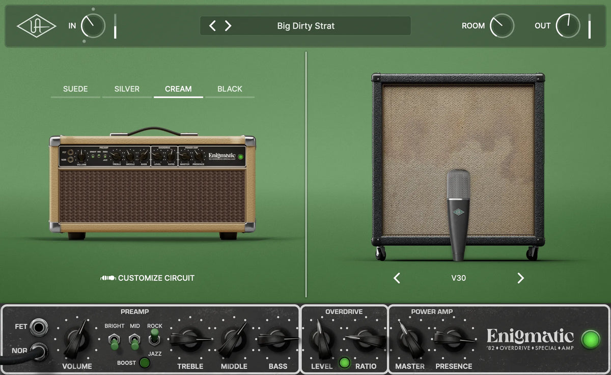 Universal Audio UAD Enigmatic ’82 Overdrive Special Amp