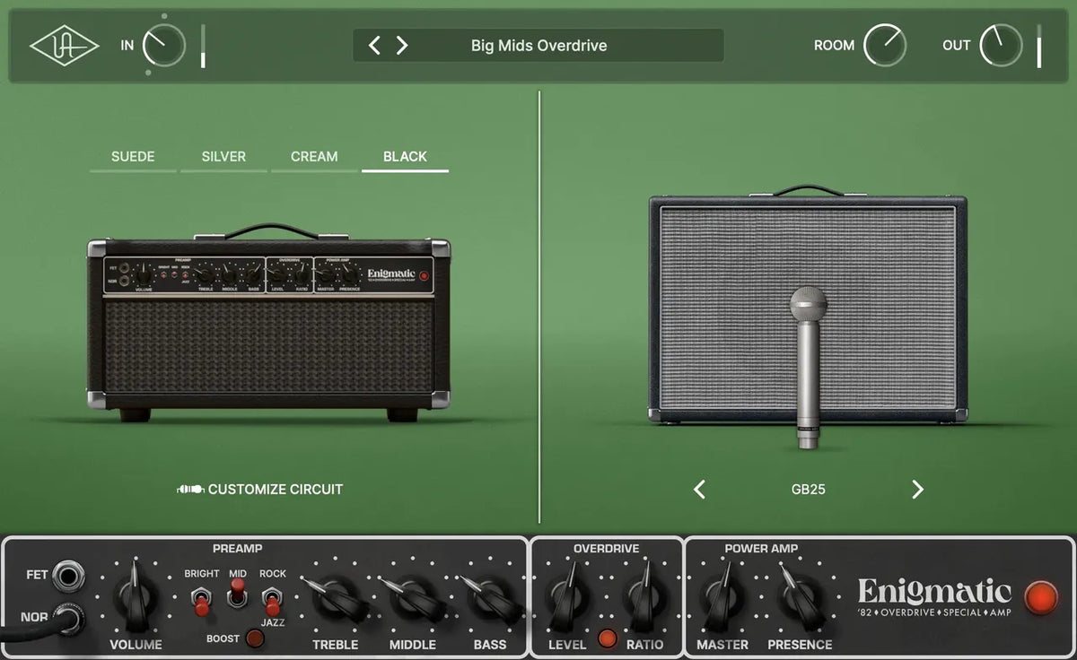 Universal Audio UAD Enigmatic ’82 Overdrive Special Amp