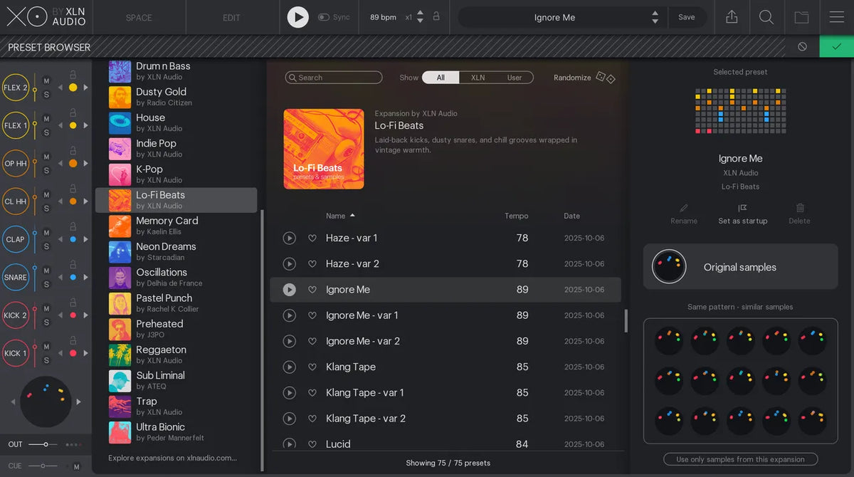 XLN Audio XO Expansion: Lo-Fi Beats