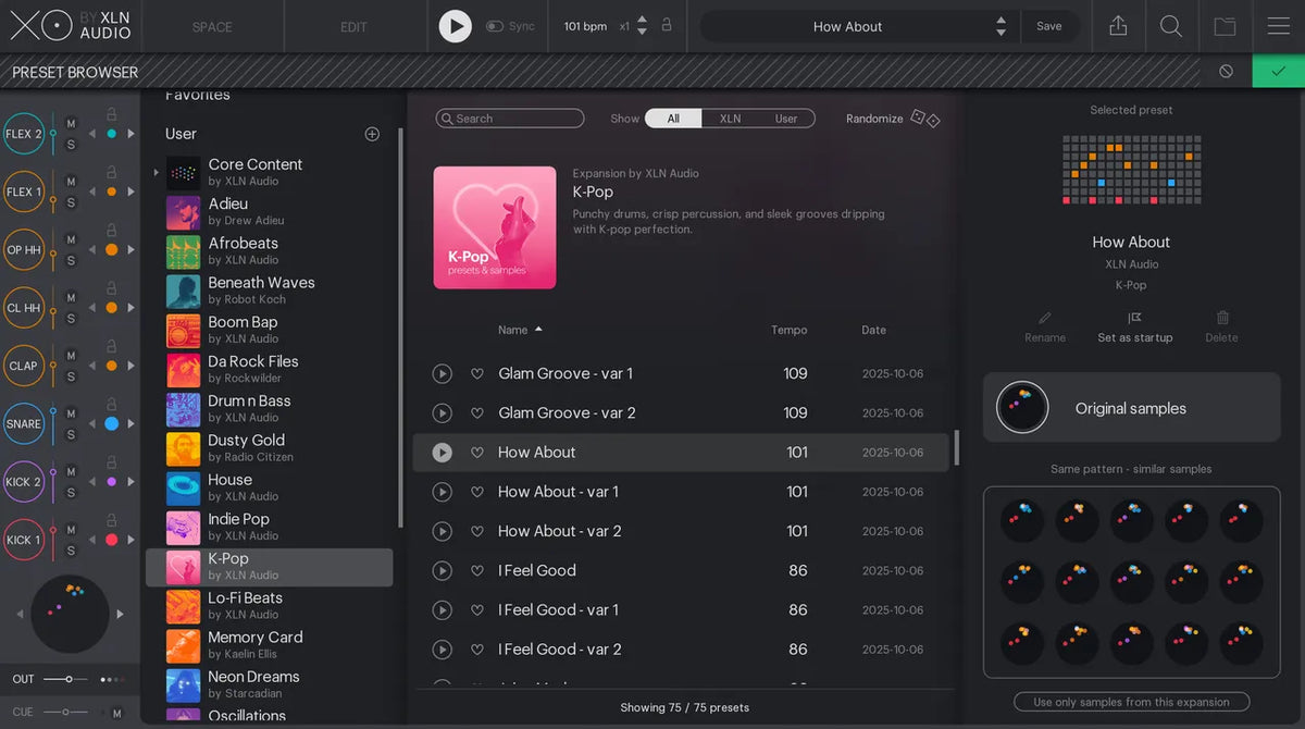 XLN Audio XO Expansion: K-Pop