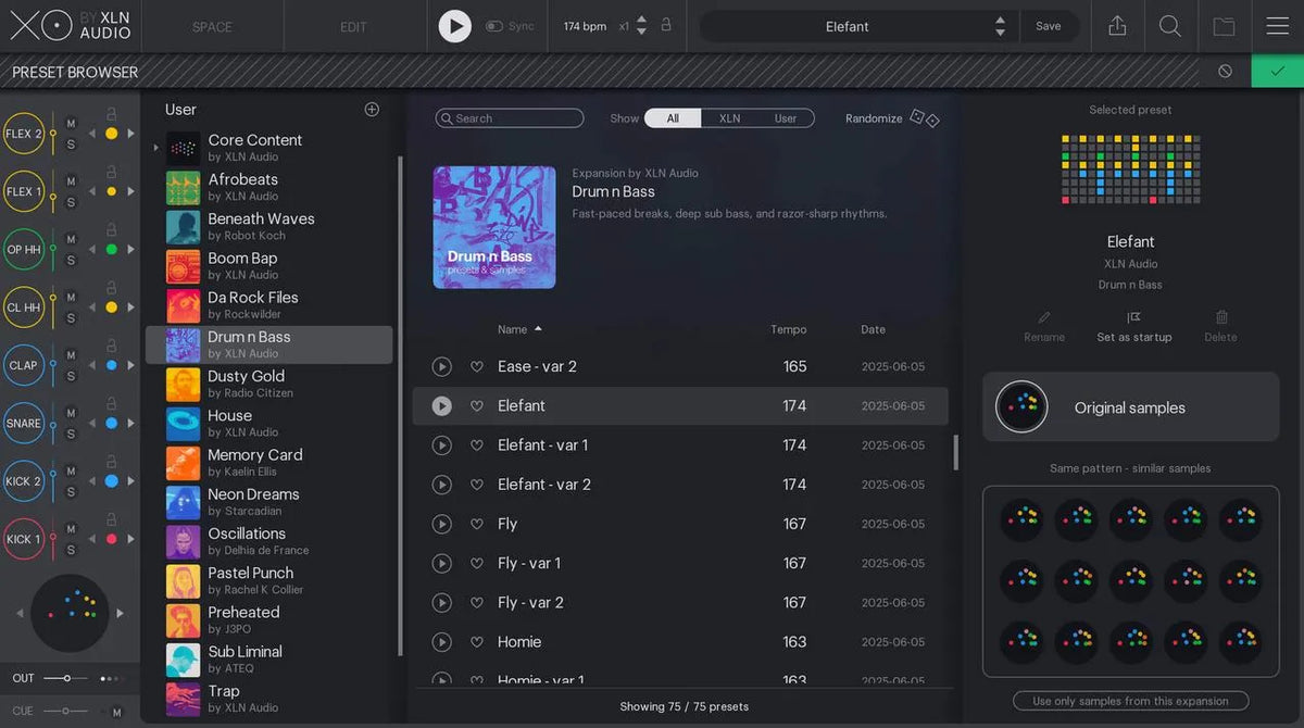 XLN Audio XO Expansion: Drum n Bass