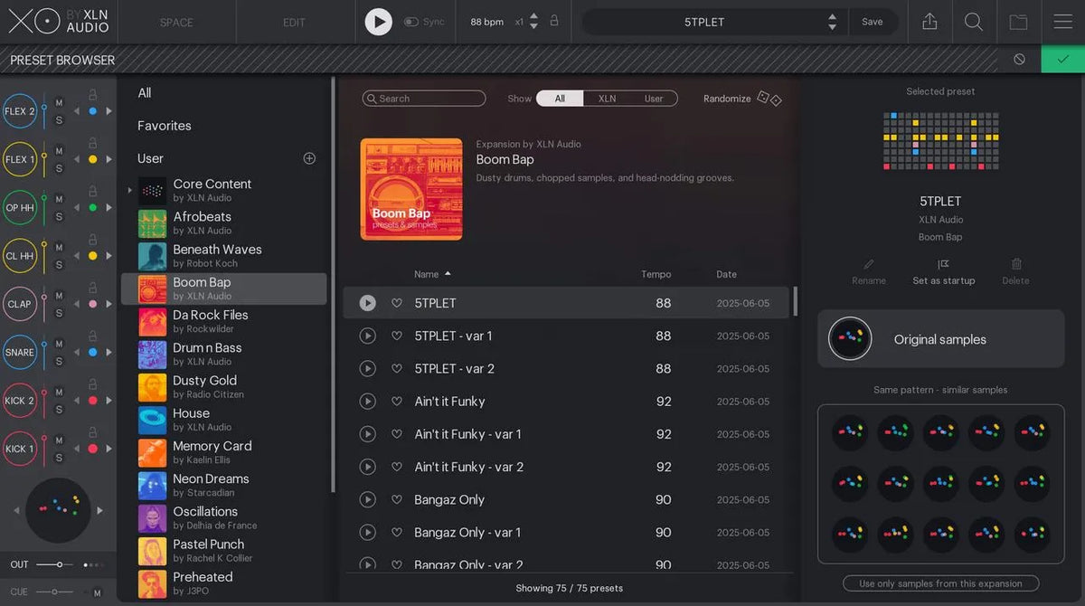 XLN Audio XO Expansion: Boom Bap