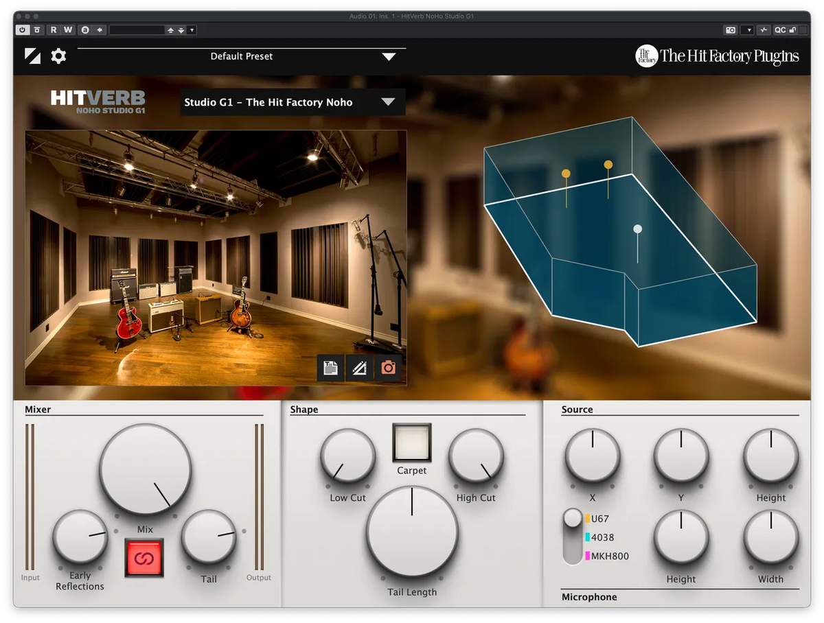 The Hit Factory Plugins HitVerb NoHo - Studio G1