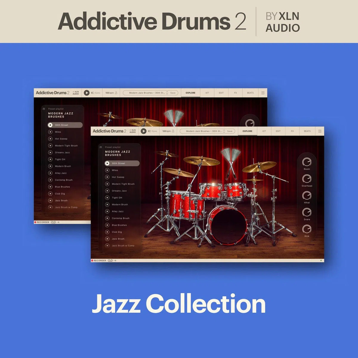 XLN Audio Addictive Drums 2: Jazz Collection