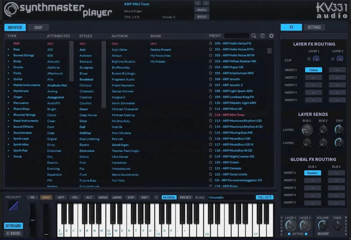KV331 Audio SynthMaster 2 Player